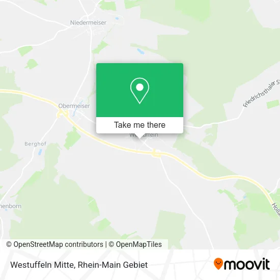 Карта Westuffeln Mitte