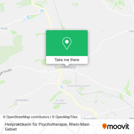Карта Heilpraktikerin für Psychotherapie