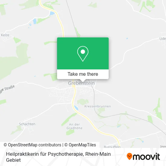 Карта Heilpraktikerin für Psychotherapie