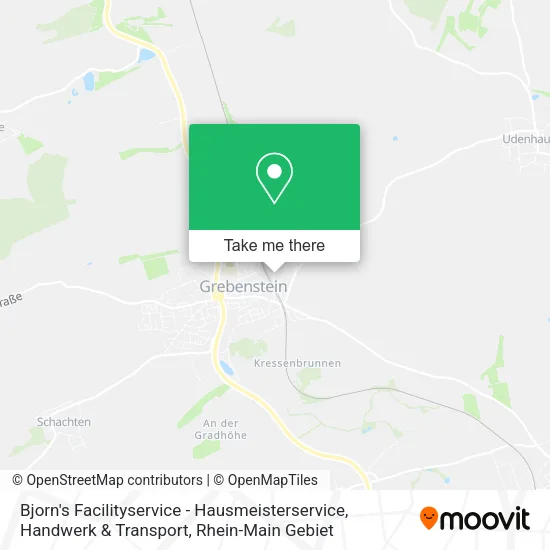 Карта Bjorn's Facilityservice - Hausmeisterservice, Handwerk & Transport
