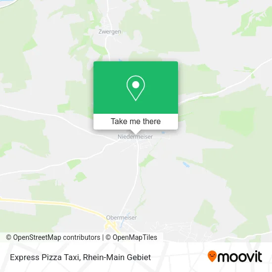 Карта Express Pizza Taxi