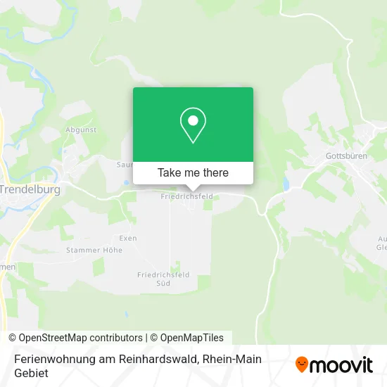 Карта Ferienwohnung am Reinhardswald