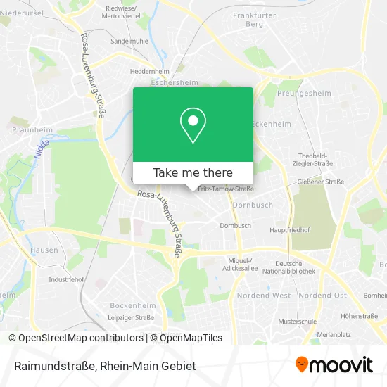Карта Raimundstraße