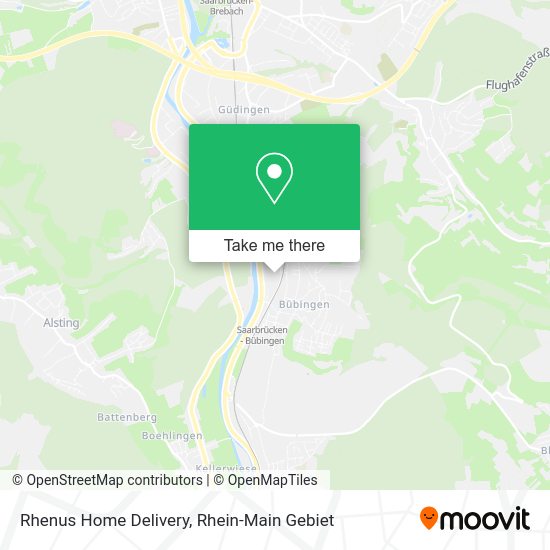 Карта Rhenus Home Delivery