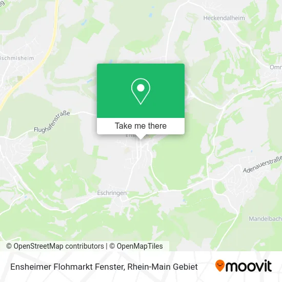 Карта Ensheimer Flohmarkt Fenster