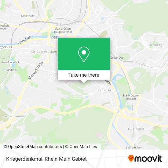 Карта Kriegerdenkmal