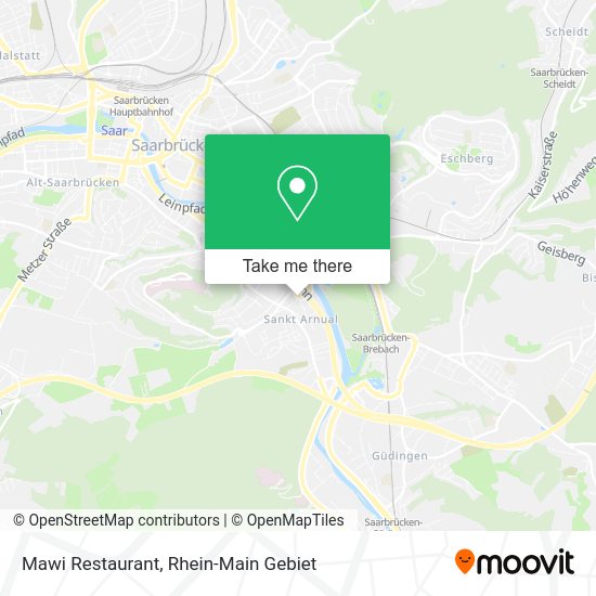 Карта Mawi Restaurant