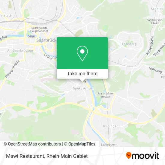 Карта Mawi Restaurant