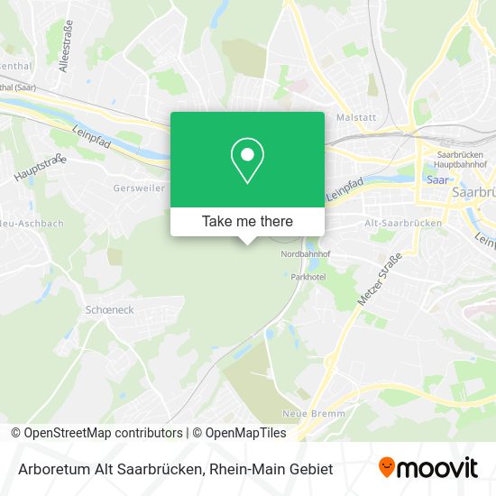 Карта Arboretum Alt Saarbrücken