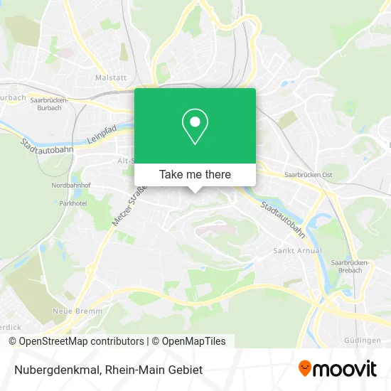 Карта Nubergdenkmal