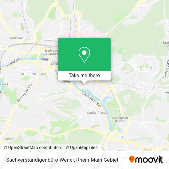 Карта Sachverständigenbüro Wener