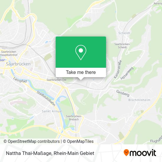 Карта Nattha Thai-Maßage