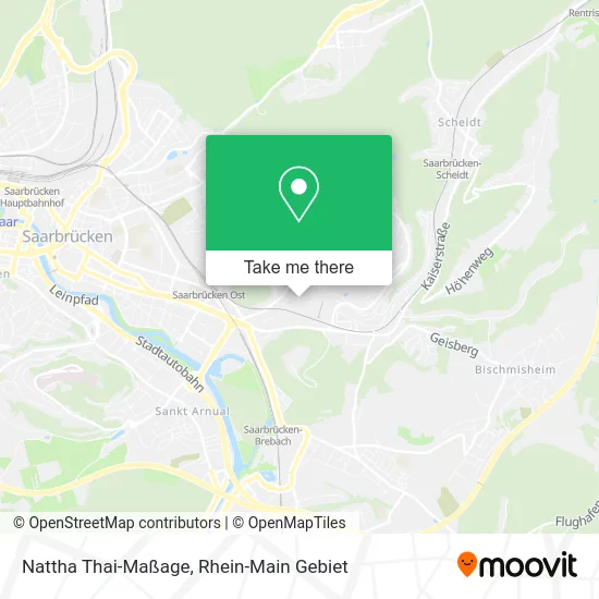 Карта Nattha Thai-Maßage