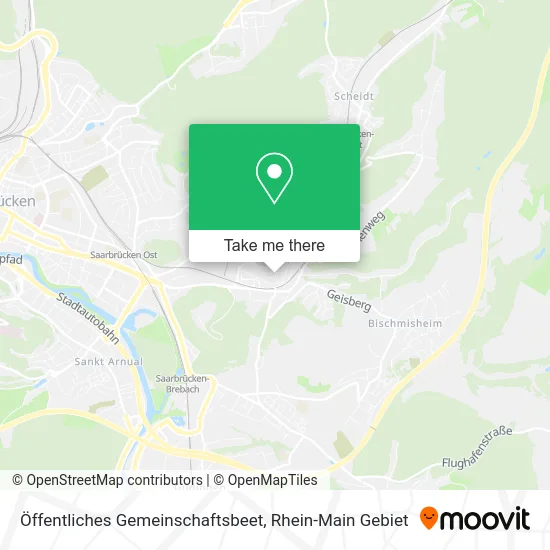 Карта Öffentliches Gemeinschaftsbeet