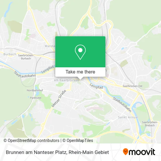 Карта Brunnen am Nanteser Platz