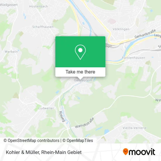 Карта Kohler & Müller