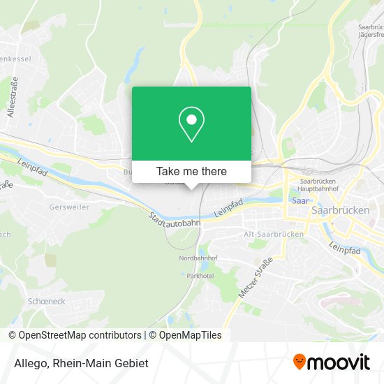 Карта Allego