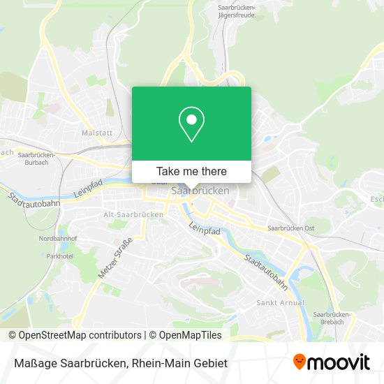 Карта Maßage Saarbrücken