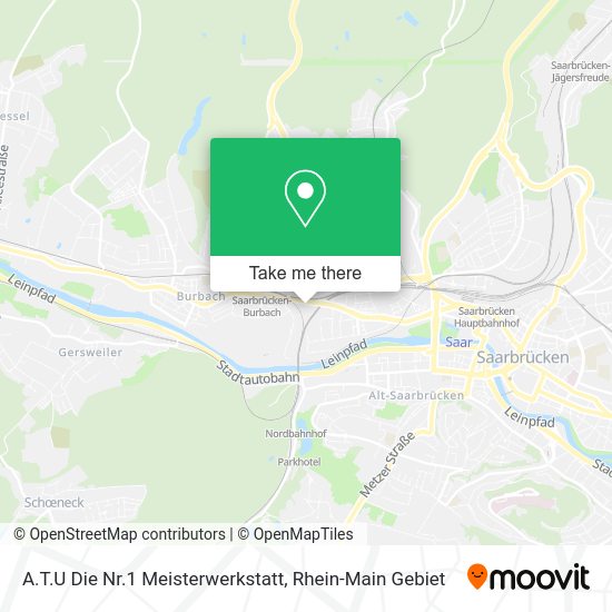 Карта A.T.U Die Nr.1 Meisterwerkstatt