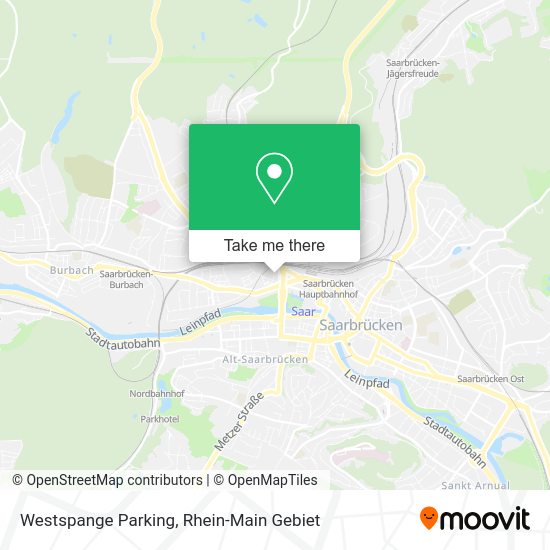 Карта Westspange Parking