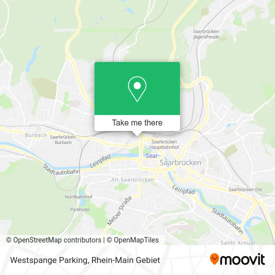Карта Westspange Parking