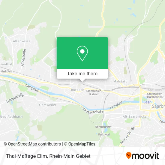 Карта Thai-Maßage Elim