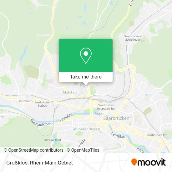 Карта Großklos