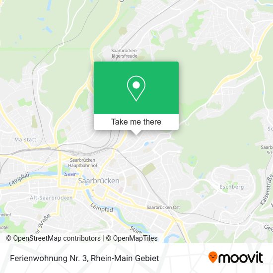 Карта Ferienwohnung Nr. 3
