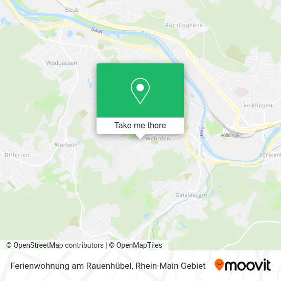 Карта Ferienwohnung am Rauenhübel
