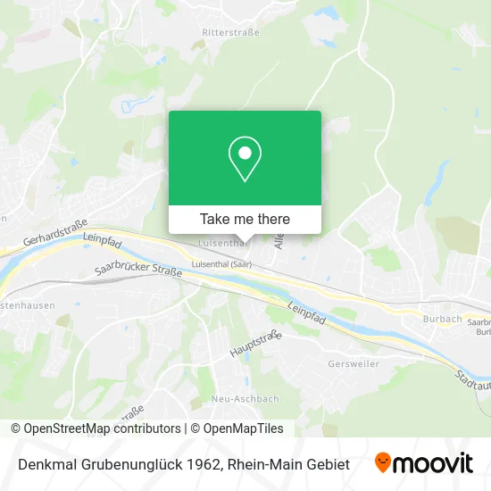 Карта Denkmal Grubenunglück 1962