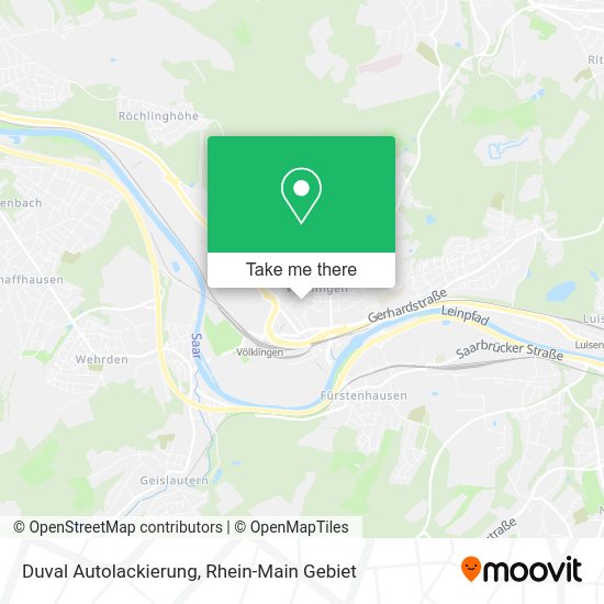 Карта Duval Autolackierung
