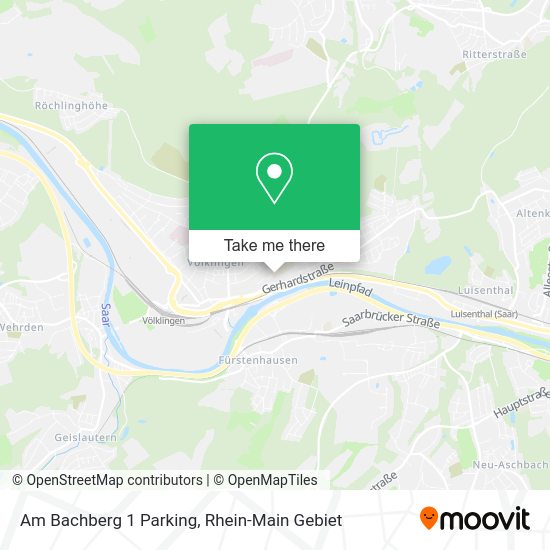 Карта Am Bachberg 1 Parking