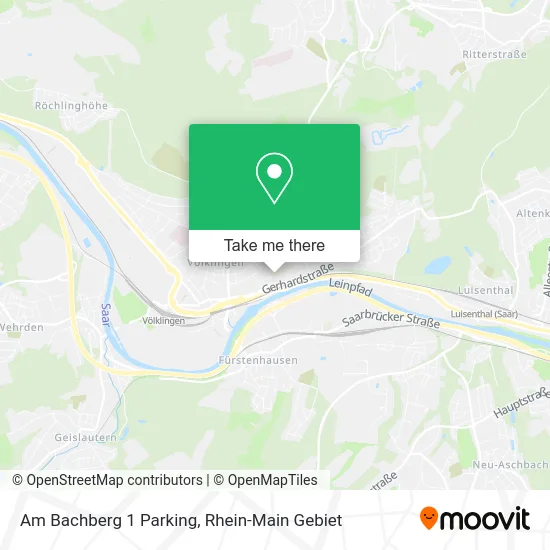 Карта Am Bachberg 1 Parking