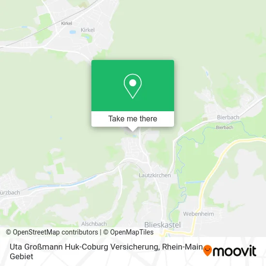 Карта Uta Großmann Huk-Coburg Versicherung