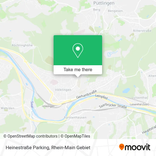 Карта Heinestraße Parking
