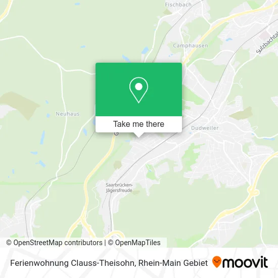 Карта Ferienwohnung Clauss-Theisohn