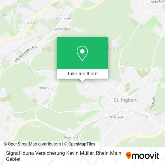 Карта Signal Iduna Versicherung Kevin Müller