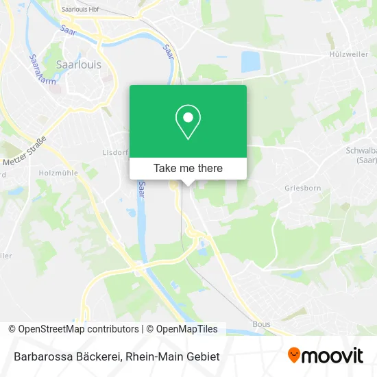 Карта Barbarossa Bäckerei