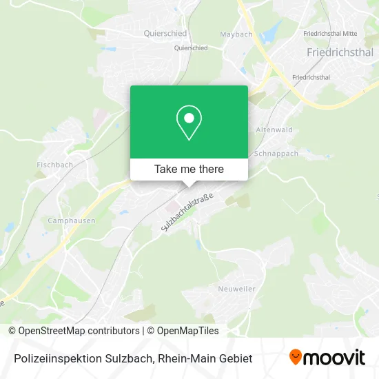 Карта Polizeiinspektion Sulzbach
