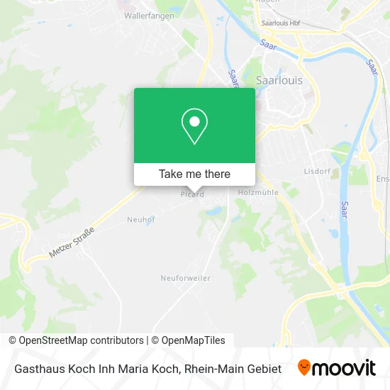 Карта Gasthaus Koch Inh Maria Koch