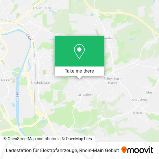 Карта Ladestation für Elektrofahrzeuge