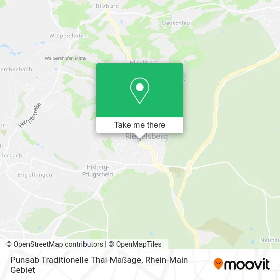 Карта Punsab Traditionelle Thai-Maßage