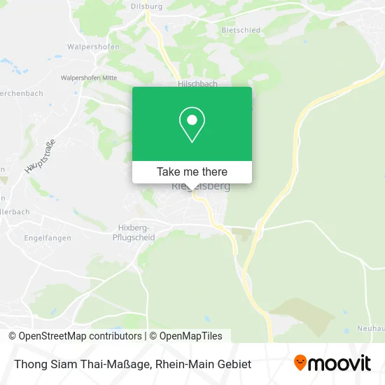 Карта Thong Siam Thai-Maßage