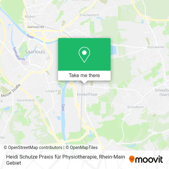 Карта Heidi Schulze Praxis für Physiotherapie