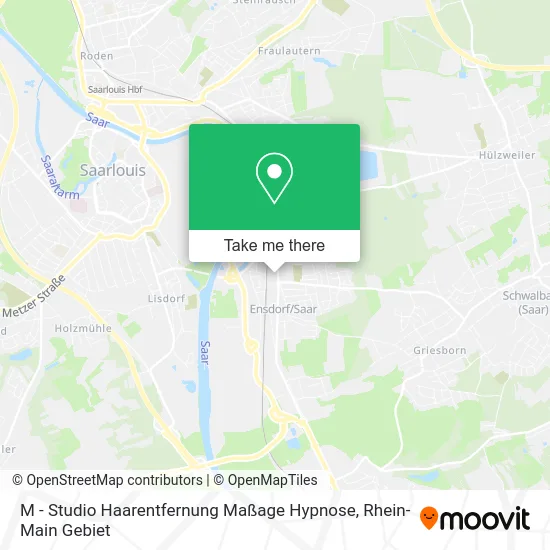 Карта M - Studio Haarentfernung Maßage Hypnose