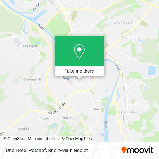 Карта Uno Hotel Posthof