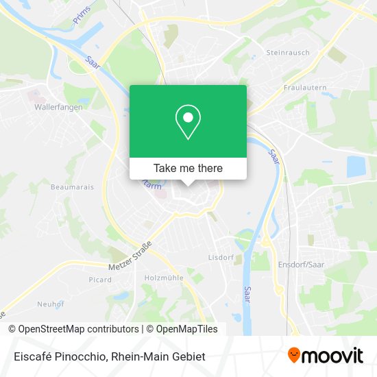 Карта Eiscafé Pinocchio