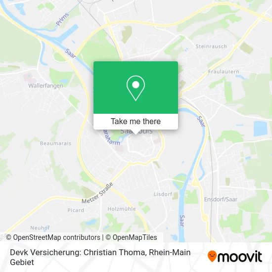 Карта Devk Versicherung: Christian Thoma