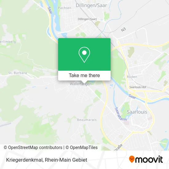 Карта Kriegerdenkmal