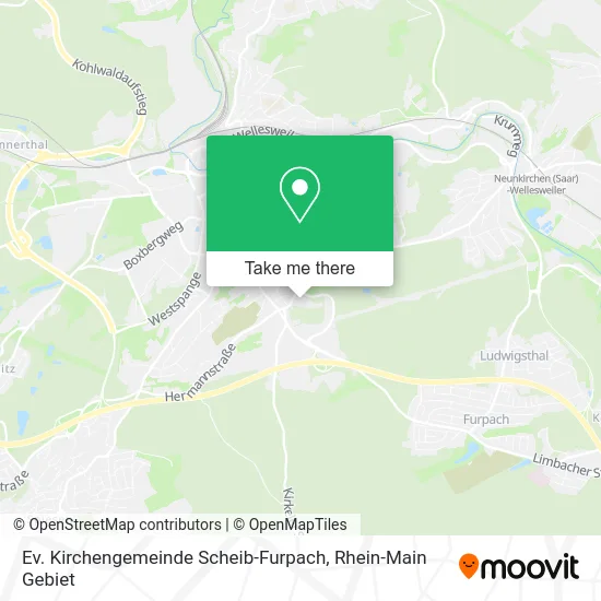 Карта Ev. Kirchengemeinde Scheib-Furpach